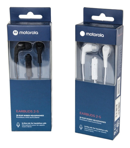 Auricular Motorola Earbuds2-s Manos Libre L/m/s Celular Htec