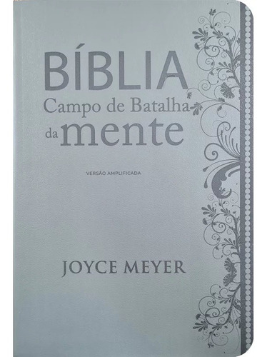 Bíblia De Estudo Campo Batalha Da Mente Joyce Meyer Cinza