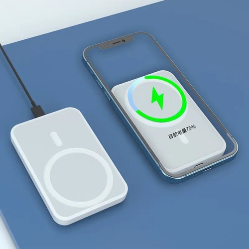 Cargador Inalambrico Para iPhone Bateria Externa Magsafe Col