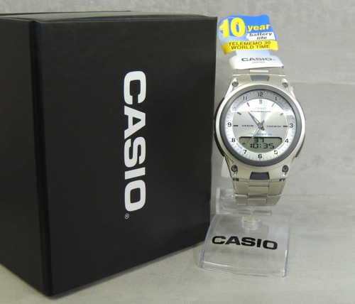 Relógio Casio Aw-80d-7avdf - Hora Mundial - Nota Fiscal