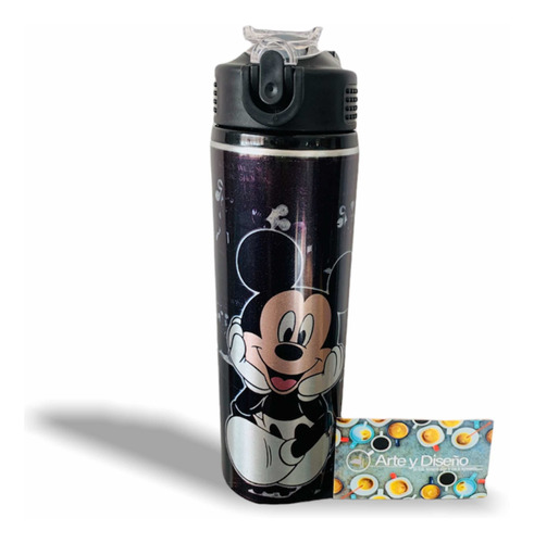 Cilindro Para Agua Mickey Mouse Personalizado