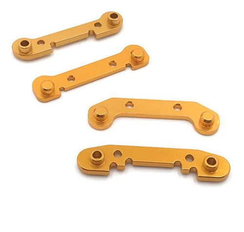 4 Piezas Mejora Metal Reforzado Brazo Oscilante Rc Coche Oro