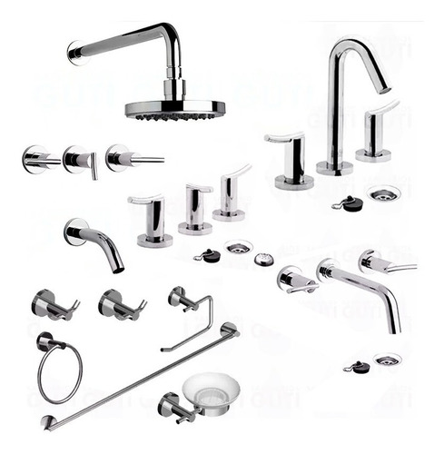 Combo Fv Libby Lavatorio Ducha Bidet Cocina P Acces Domani