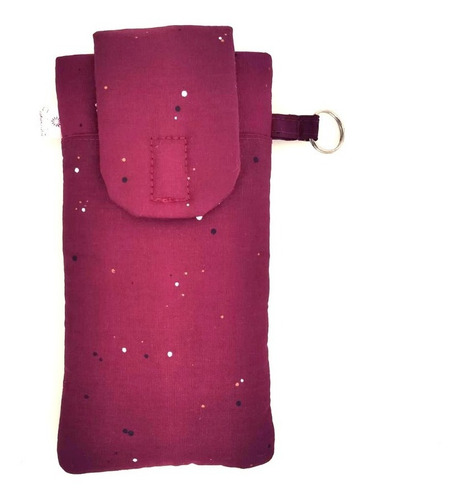 Imagem 1 de 4 de Case Capa Porta Celular Power Bank Com Bolso Cartão Ou Cabo