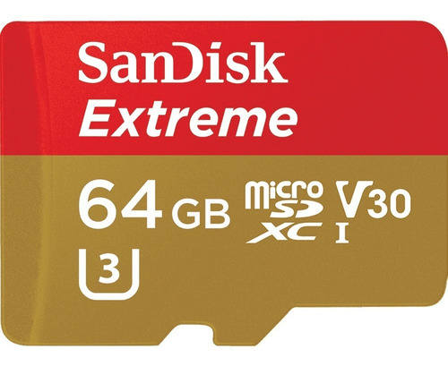 Tarjeta Micro Sd 64gb Extreme Sandisk 90mb/s 4k - Prophone