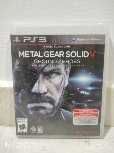 Oferta, Se Vende Metal Gear Solid V Ground Zeroes Ps3