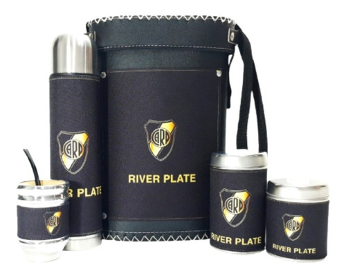 Kit De Mate Set Matero Copa Libertadores River Plate Futbol