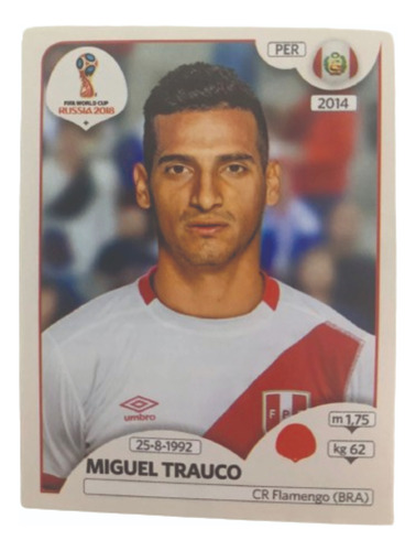 Figurinha Copa Do Mundo 2018 Miguel Trauco Nº237 