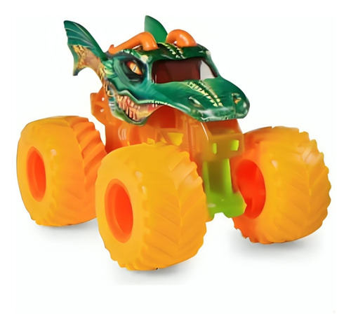 Monster Jam Dragão Verde Com Rodas Laranja 3343 - Sunny