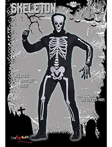 Disfraz De Halloween De Esqueleto Para Hombre Eraspooky (bla