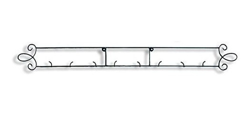 Augusta Black Horizontal Plate 4475w Pared 4place Rack