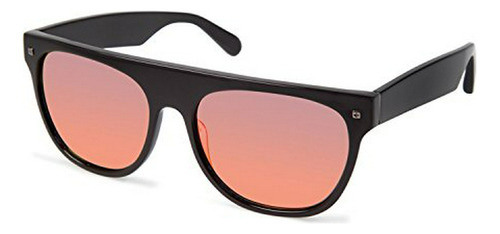 Cynthia Rowley No. 41 Gafas De Sol Cuadradas Negras De Plást