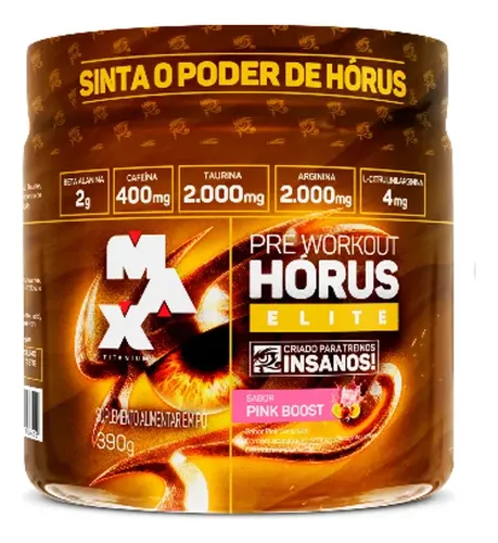 Horus Elite Insanos Sabor Pink Boost Max Titanium 390g