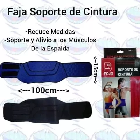 Faja Azul Para Sacar Cintura