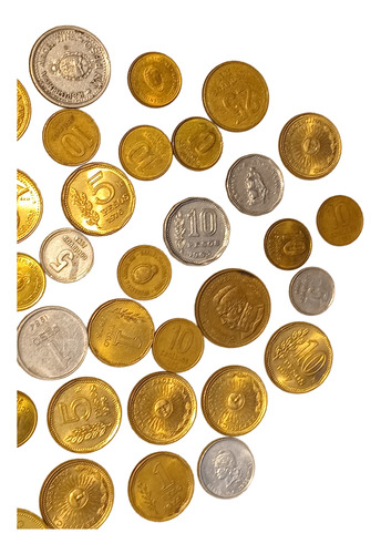 Monedas Argentinas Antiguas Varios Años Lote X40 Pesos Centa