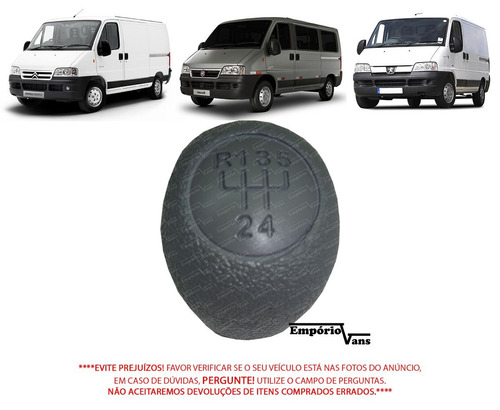 Imagem 1 de 6 de Manopla Cambio Bola Ducato Boxer Jumper 2.8
