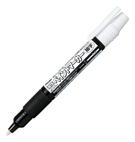 Caja De 10 Marcadores Paint Marker Pentel Extra Fino Blanco