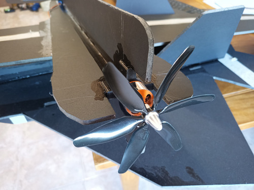 Bancada Motor Brushless Avión F22 Mig29 Su31 Foam Depron