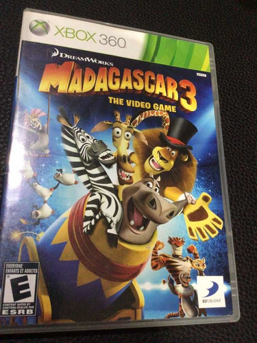 Videojuego Madagascar 3 Para Xbox 360