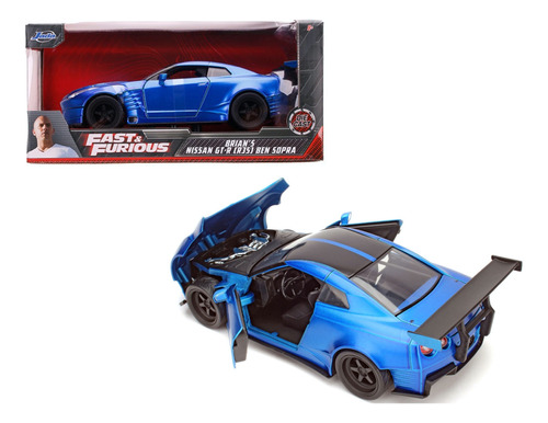 Brian's Nissan Gt-r  (r35) Rapido Y Furioso 1:24 Jada Toys