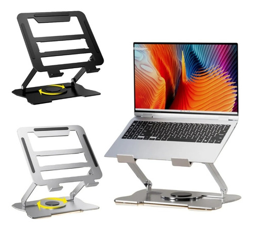 Base Soporte Para Laptop/tableta Portátil Ajustable 10-15.6 Plateado