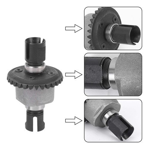 Kit Ensamblado Crystally-diff Gear Para Racing Savage De 1/8