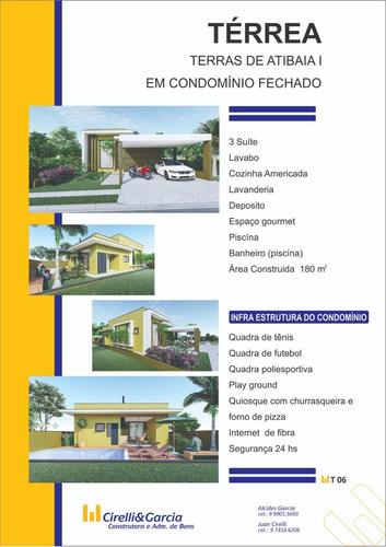 Imagem 8 de 8 de Casa Térrea Condomínio Terras De Atibaia Ca-478