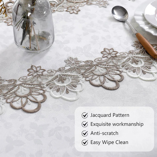 Toalha De Mesa Battilo Toalha De Mesa Bordada Em Renda Flora
