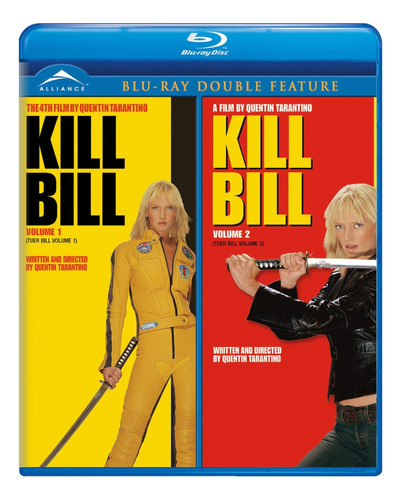 Kill Bill Volumen 1 Y 2 En 2 Discos Blu-ray Bd25 Latino