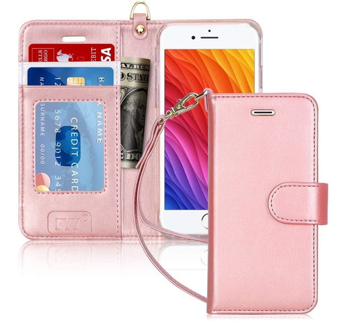 Funda Y Billetera Para iPhone 6/6s - Con Pie Y Colgante 