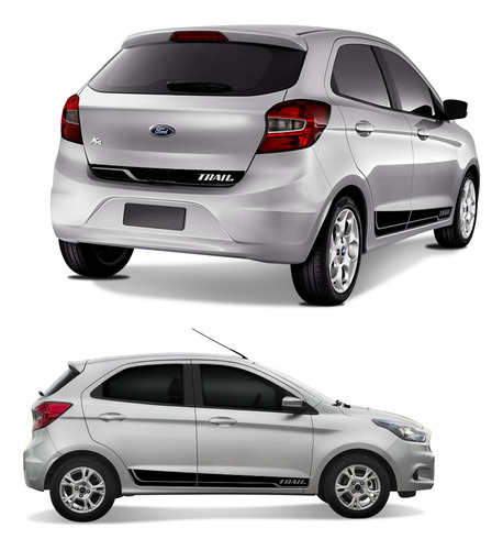 Kit Adesivo Faixa Lateral Traseira Ford Ka Trail