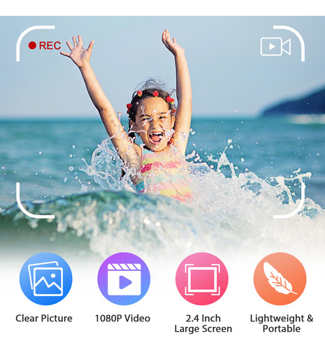 1080p 20 Mega Pixels High Resolution Kids Video Camcorder