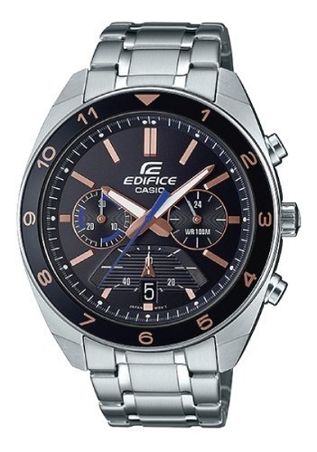 Reloj Casio Edifice Efv-590d-1a  Crono Agente Oficial