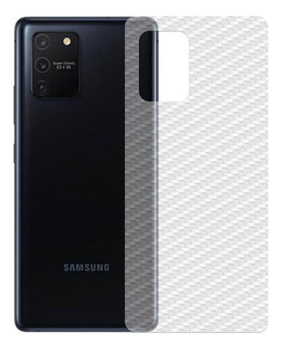 Película Carbono Skin Traseira Samsung Galaxy S10 Lite