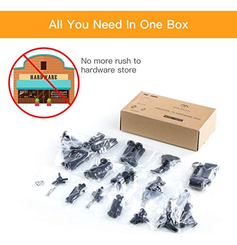Kit De Montaje Universal Para Tv, Hasta 80 Pulgadas, Vesa