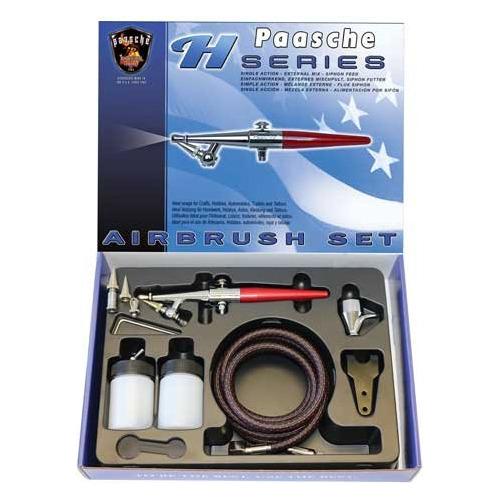 Paasche H-202s - Kit De Aergrafo De Accin Nica Con Mango De 