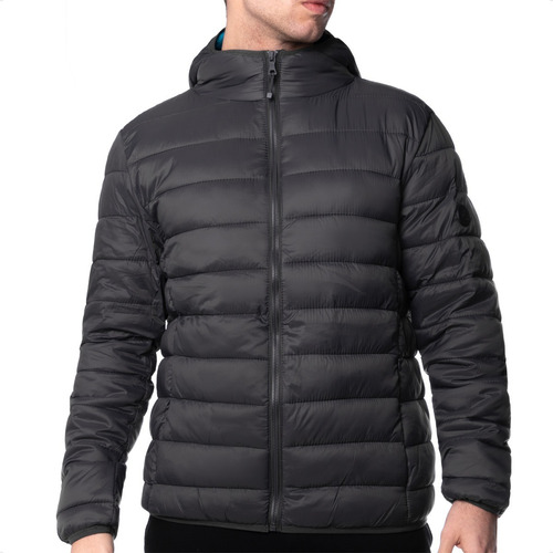 Imagen 1 de 4 de Campera Rush Town Nylon C/ Capucha Hombre Casual Moda Urbano