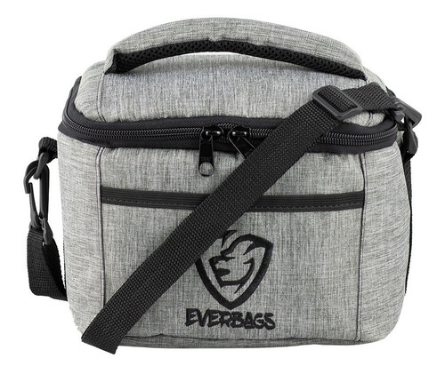 Bolsa Térmica Fitness Marmita Lancheira Mescla Cinza Fit