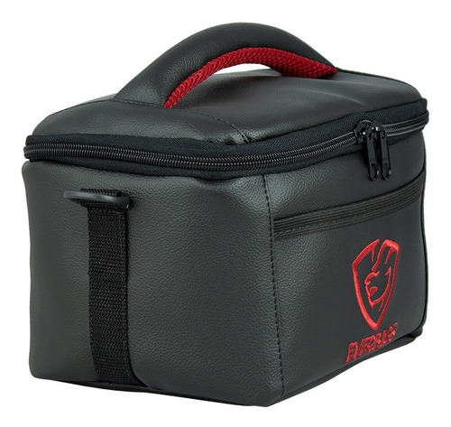 Imagem 6 de 9 de Bolsa Térmica Fitness Necessaire Marmita Lancheira Preta Fit