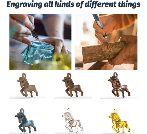 A Kit Caneta Micro Engrave Portátil Elétrico Caneta Engrave