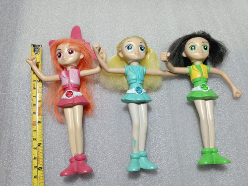 Set Juguetes Chicas Superpoderosas Adolescentes- Mcdon- 2008 (Usado)