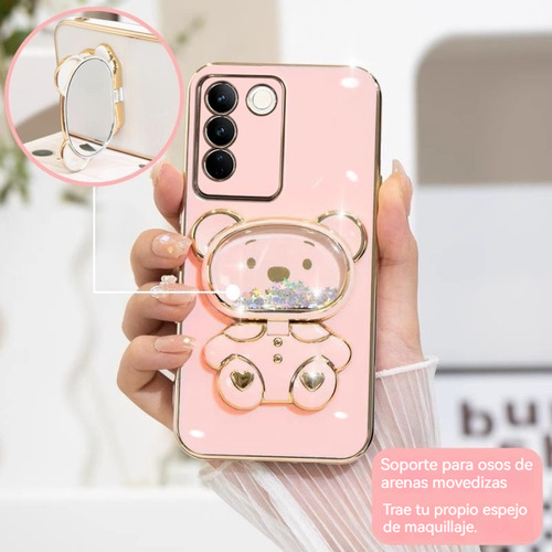 A Funda Protectora Con Soporte De Oso Para Vivo V25e