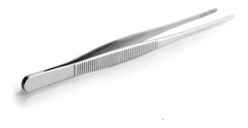 Pinza De Precisión Recta Inox Para Emplatar Largo 17 Cms