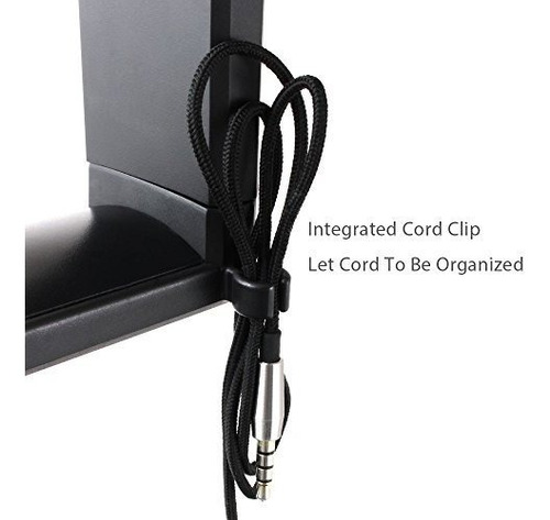 Imagen 3 de 7 de Soporte De Gancho Para Auriculares De Pc Para Videojuegos,