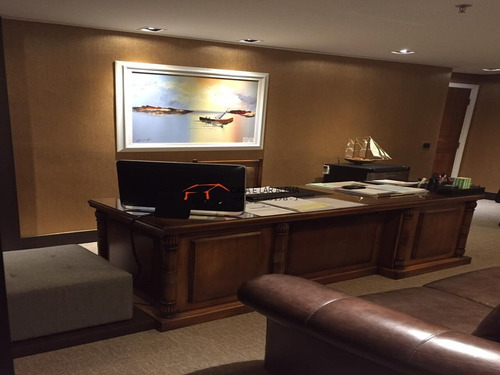 Imagem 7 de 11 de Linda Sala De 35 M2 Mobiliada Para Venda Ou Locação No Edifício Murano Em Alphaville - Sa02736 - 68445570