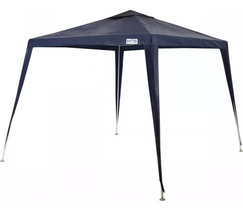 Tenda Praia Gazebo Base 3x3 Azul Mor Camping C/ Sacola