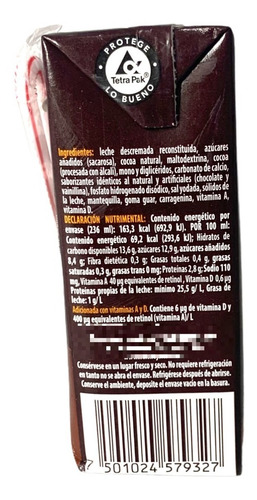 Imagen 3 de 4 de Leche Malteada Sabor Chocolate Hersheys Leche 236 Ml