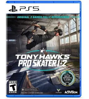 Juego Ps5 Tony Hawk Pro Skater 1+2 - Playstation 5