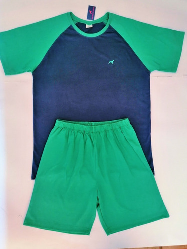 Imagen 2 de 3 de Pijama Hombre Algodón Verano