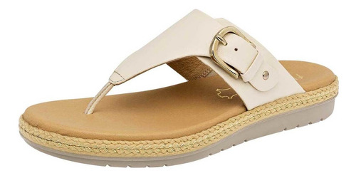 Sandalia Pata De Gallo Flexi 100221 Beige Para Mujer Tx6